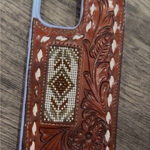 Leather Beaded IPhone 12 Max Pro
Hand Made!!!